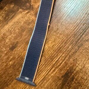 Apple Watch Band 44MM Navy - Orange -- See pics